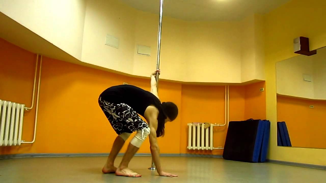 Slan - Front Flip 180 и вариации ( обучалка pole dance male )