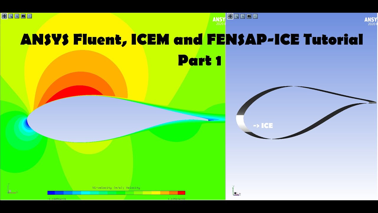 ANSYS ICEM, Fluent and Fensap-Ice Tutorial (Part 1 - Mesh Creation)