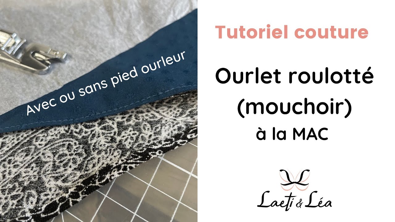 TUTO : coudre un ourlet mouchoir