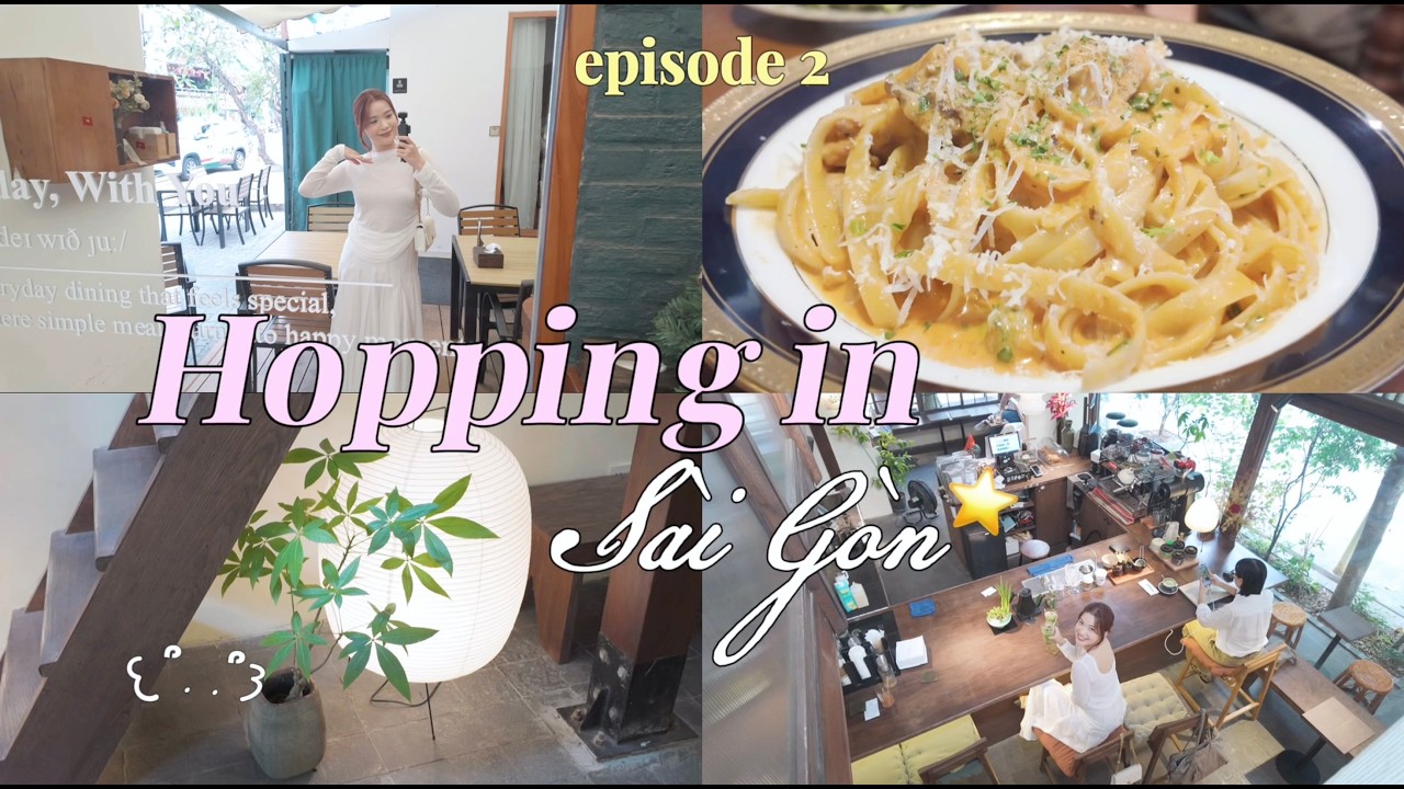 Hopping in Sài Gòn Ep.2 | Lượn đâu ở Sài Gòn ⟡ Tiệm Today with You & Machiya Cafe
