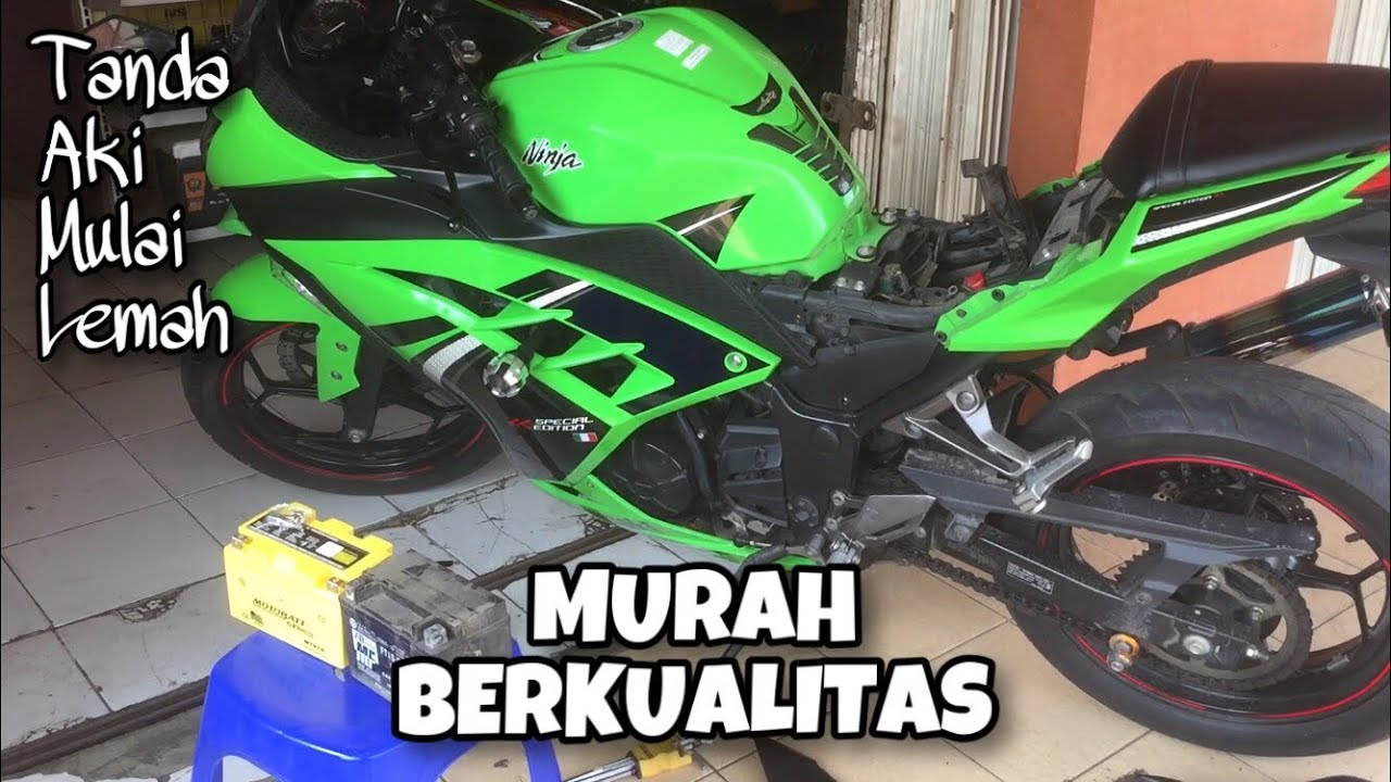 Subtitusi Aki Ninja 250 FI Ketika Tekor / Soak - Motobatt