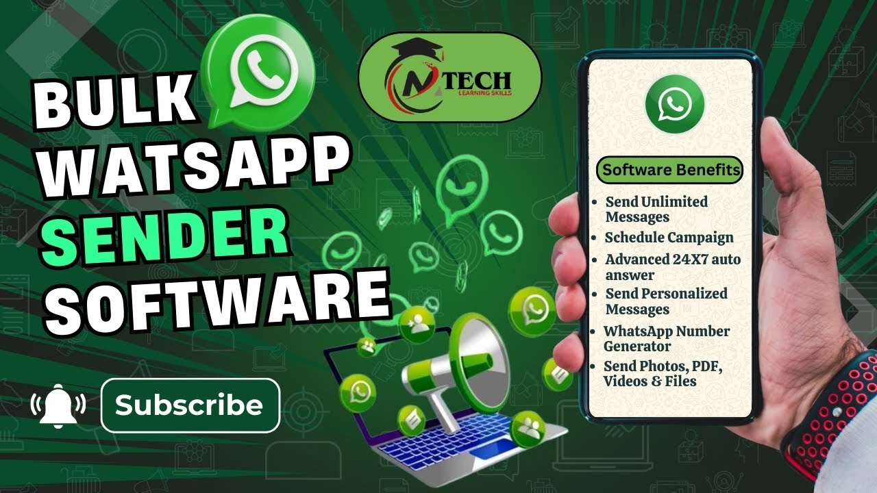 How To Use Bulk WhatsApp Sender Software | How To Use WA sender Software