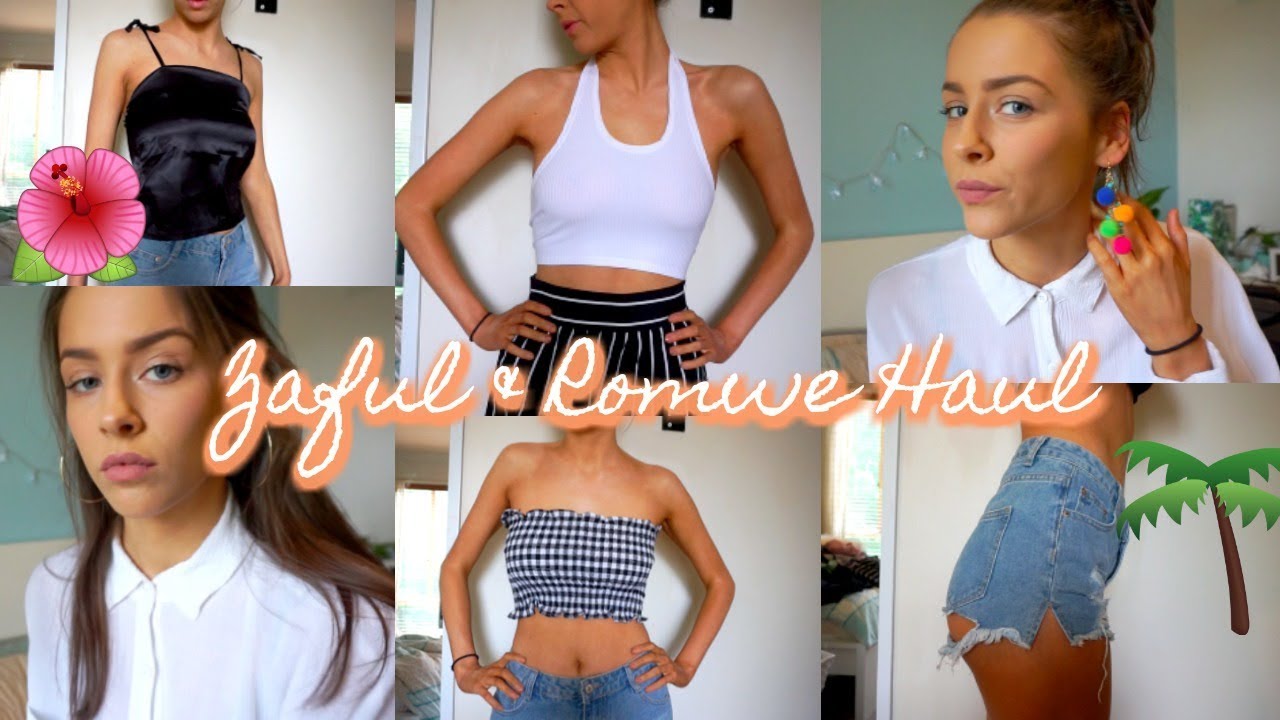 Zaful + Romwe Try-On Haul // summer clothing ☀️🌴