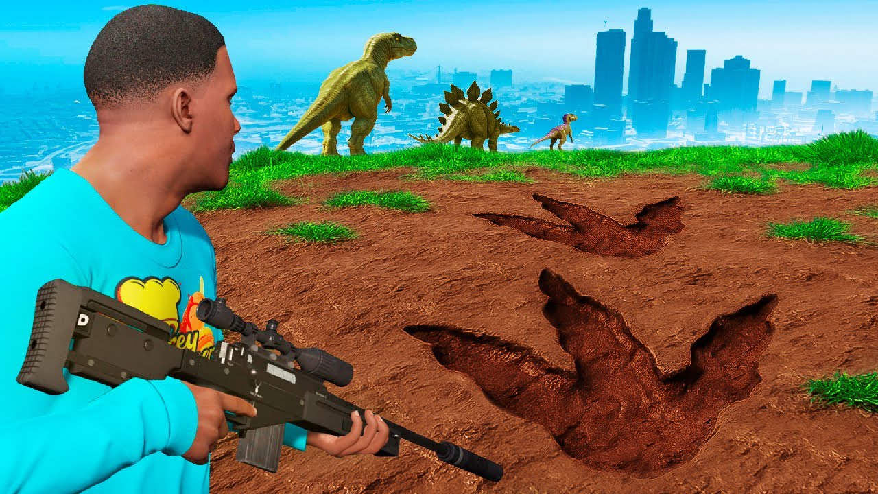 Охота на динозавров в GTA 5
