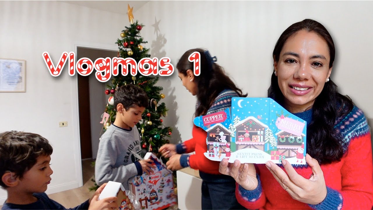vlogmas 1 🎄 Horneando pan de plátano (receta) + cena ITALIANA con mis amores / Vlogmas 2023!!
