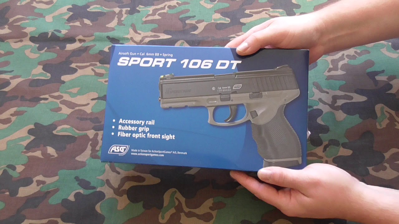 ASG CZ 75D FDE, ASG CZ SP - 01 Shadow,ASG Sport 106DT spring & chrono.