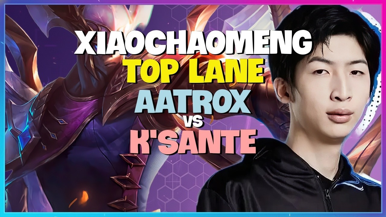 XiaoChaoMeng Aatrox : CRUSHING K'Sante in CN Super Server - Engsub