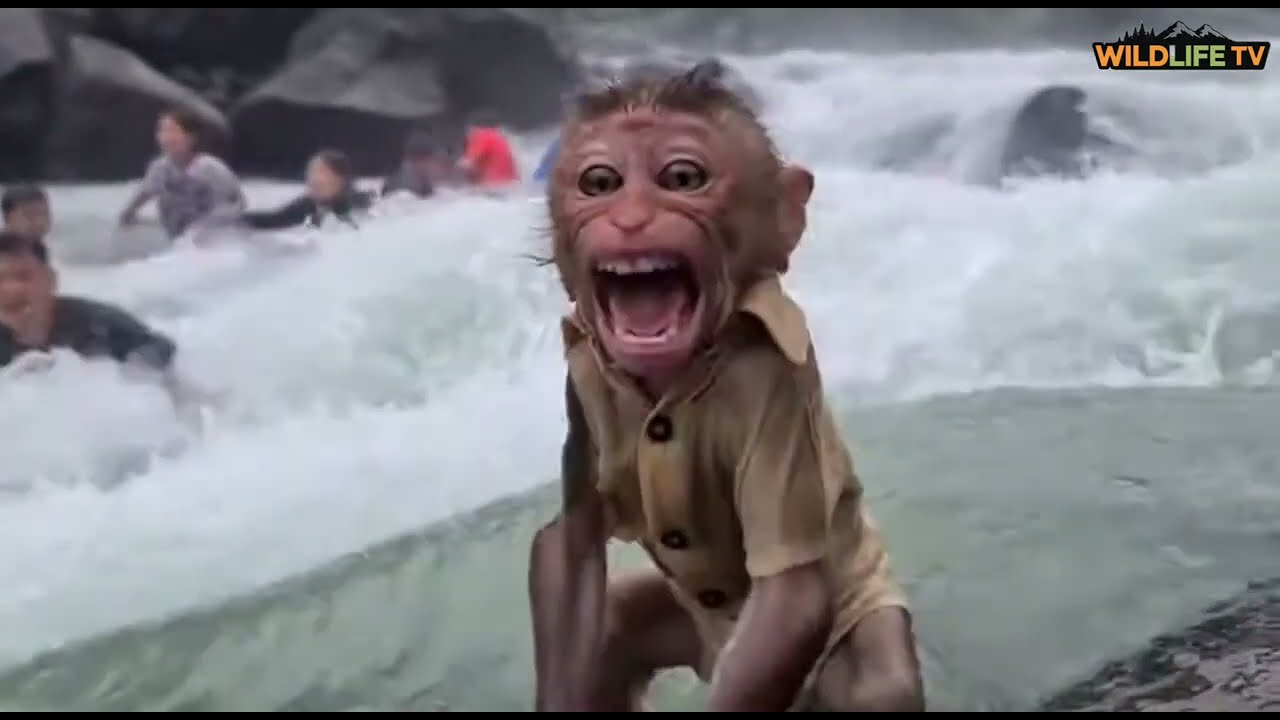 The baby monkey saved thousands of people with the help of herds elephants [WATCH TILL END]