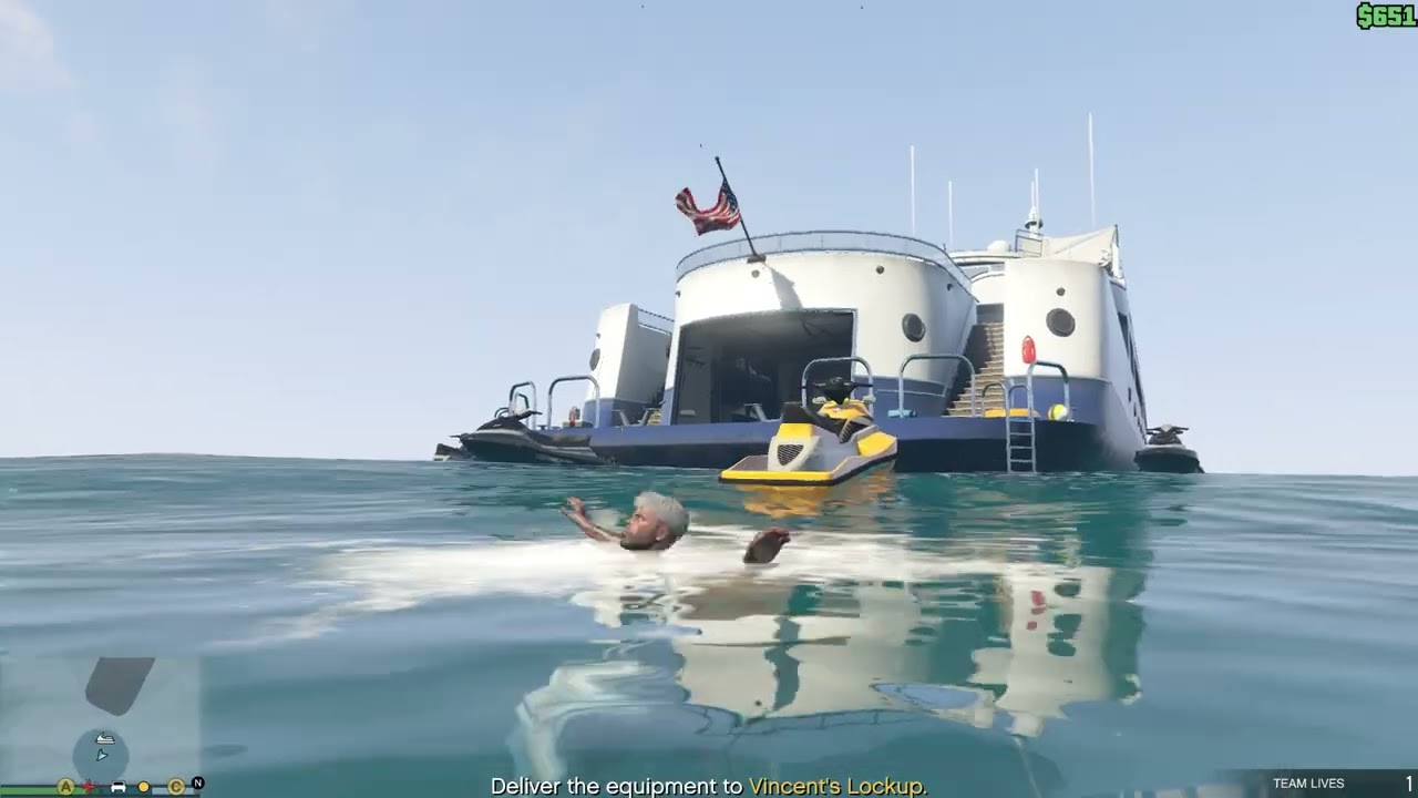 Gta 5 - Clucking Bell heist part #2 !
