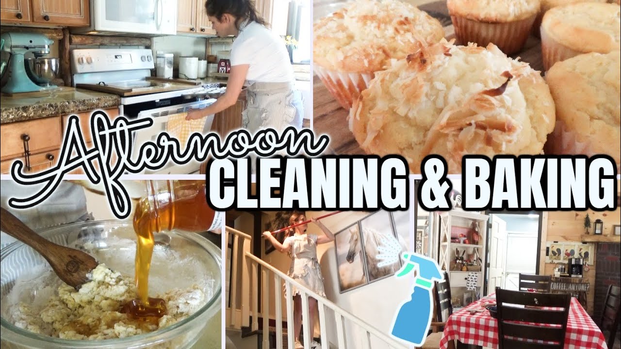 🌼Spring Cleaning is Calling & Homemade Honey Orange Muffins🍊 Clean & Bake with Me | Homemaking