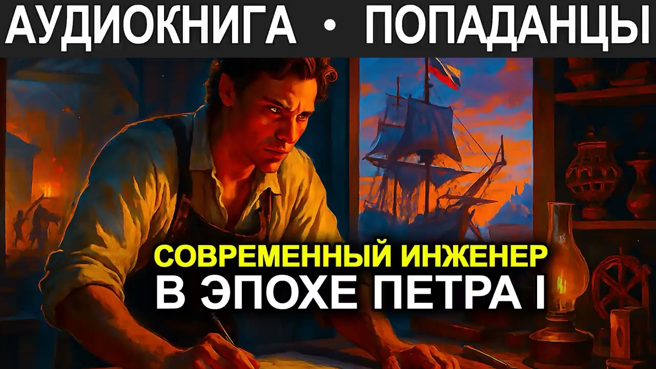 АУДИОКНИГА 🎧 ПОПАДАНЕЦ 😱 Современный инженер в эпохе Петра I