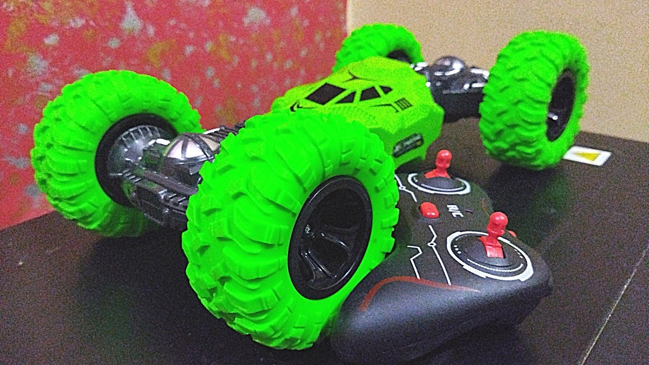 Double sided stunt car | Best rc stunt car for kids | Rc monster car unboxing india | toy beast