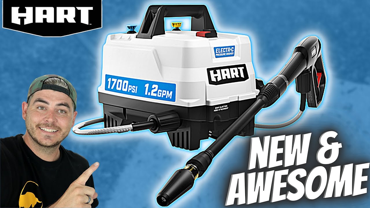 NEW Electric Pressure Washer | Hart 1700psi 1.2gpm TEST and REVIEW
