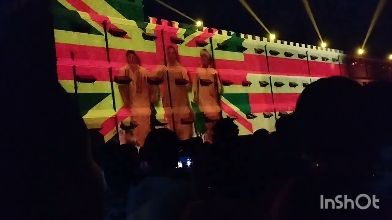 Light show at cellular jail Or Kalapani jail , Andaman island, India
