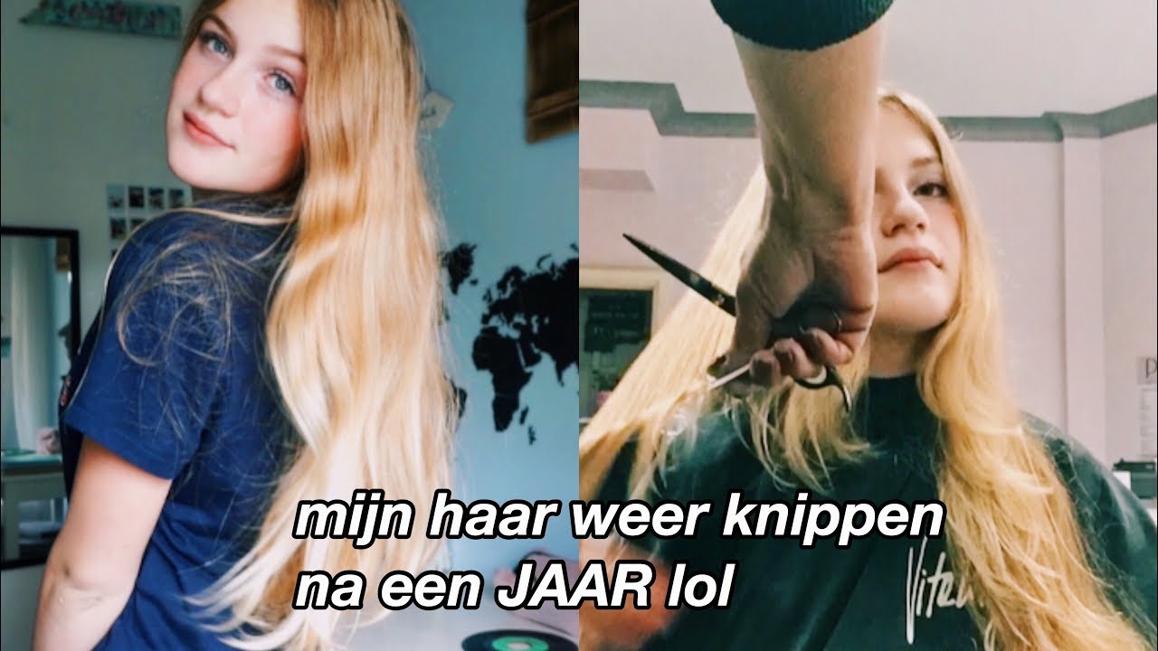 mijn haar weer knippen na een heel jaar
