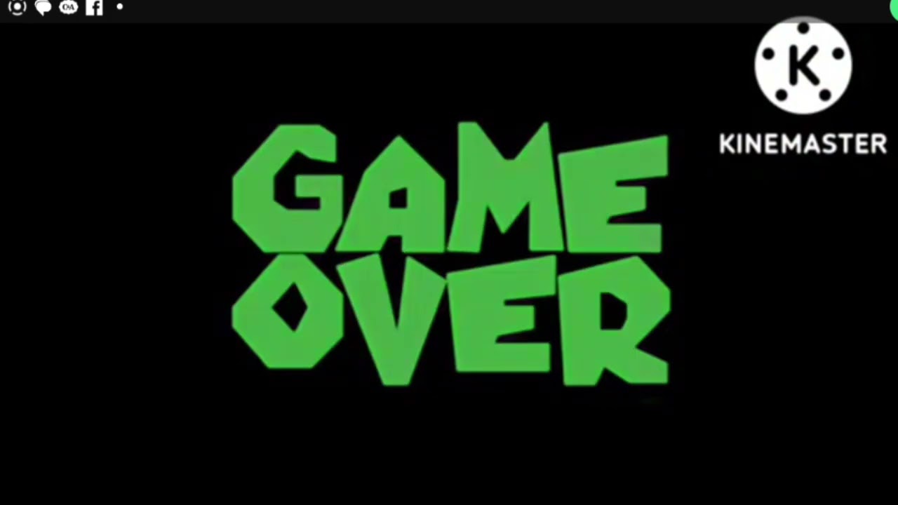 Game over Super Mario video game