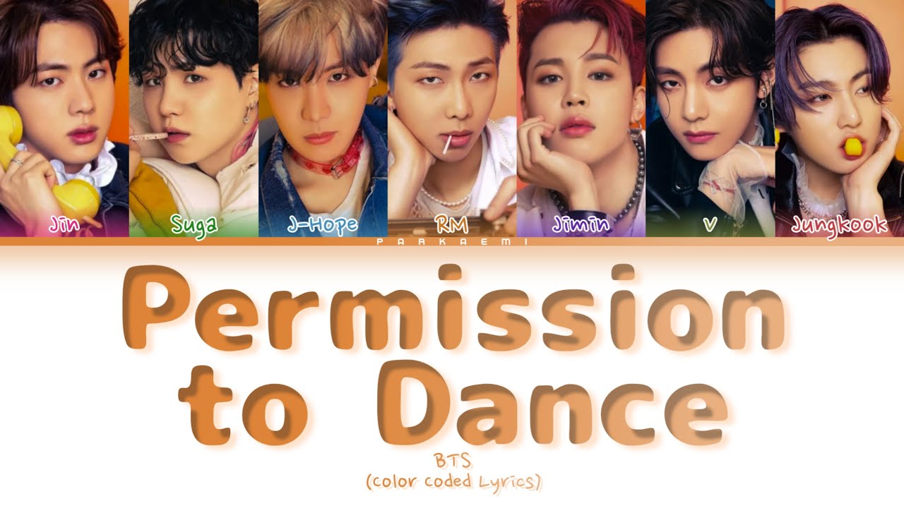 BTS - 'Permission to Dance' (Color Coded Lyrics Vostfr/Eng)