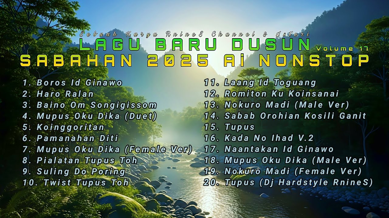 LAGU BARU DUSUN SABAHAN 2025 nonstop Volume 17