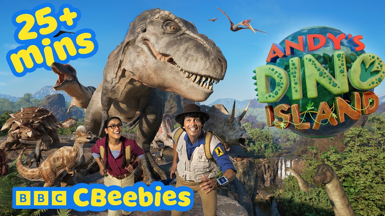 Andy's Dino Island Adventure Compilation 🦖🦕 | +25mins | CBeebies