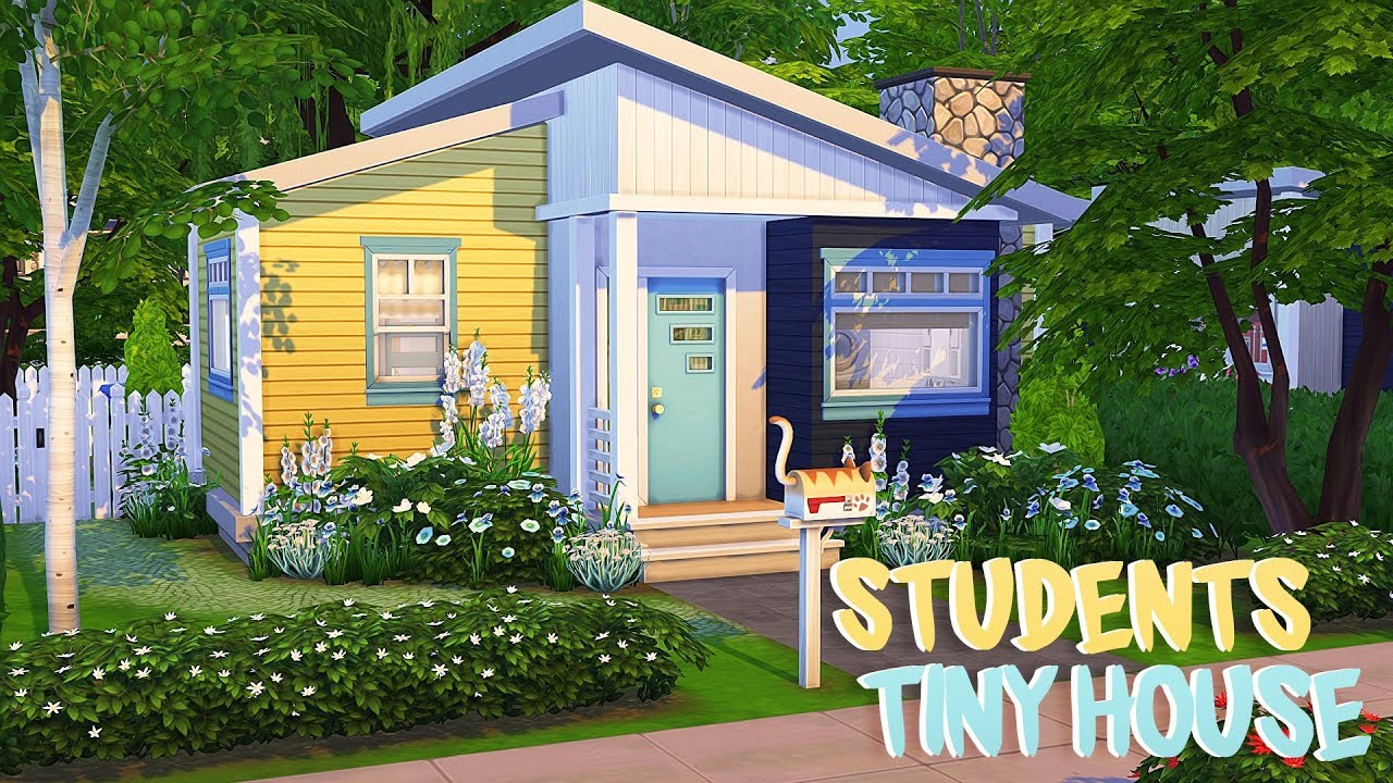 TINY STUDENTS HOUSE 📚 | The Sims 4 | Speed Build