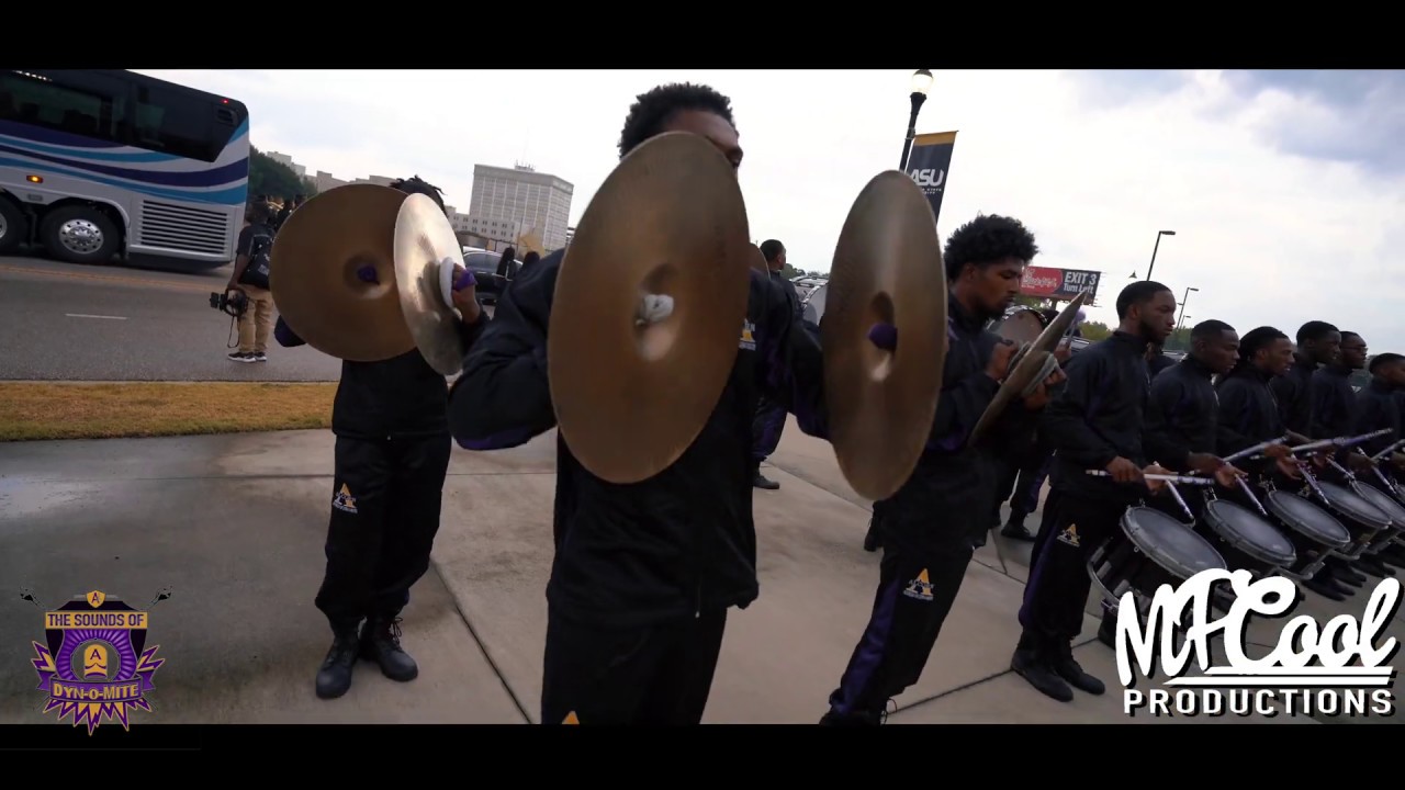 Alcorn State University “T.O.P.” Drumline Warming up (2019) | vs Alabama State