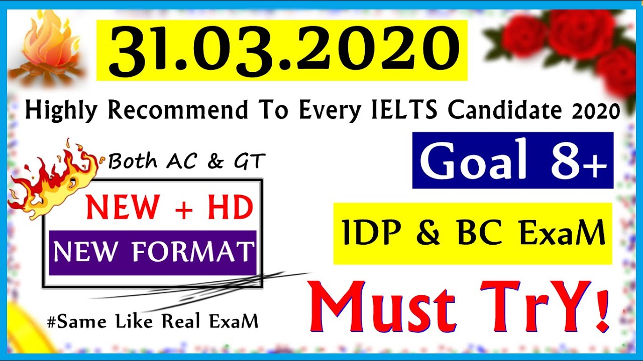 IELTS LISTENING PRACTICE TEST 2020 WITH ANSWERS | 31.03.2020