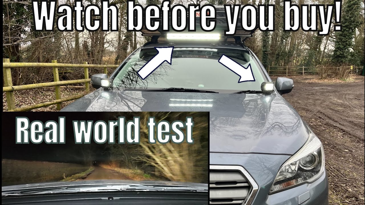 Установка и обзор фар Amazon Light Bar & Ditch Lights | Subaru Outback