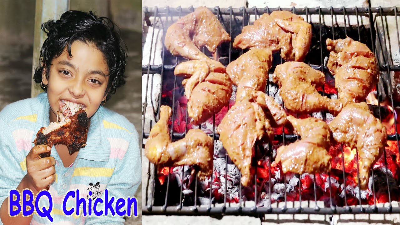BBQ Chicken Recipe Bengali Ranna  | Easy Grilled Dinner Recipe For Family Ideas | চিকেন বারবিকিউ