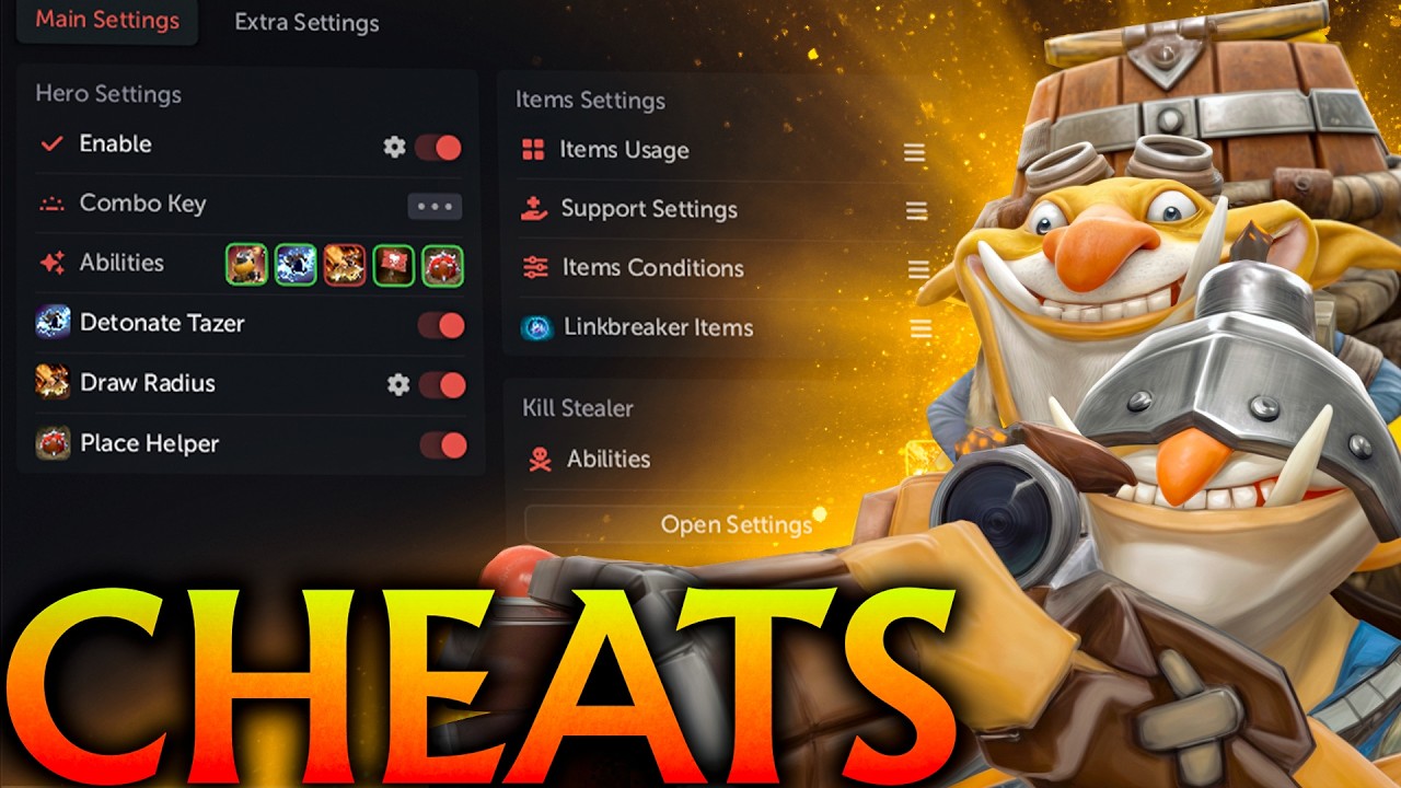 Techies with cheats caused insane chaos and blew up everyone! Umbrella Dota 2