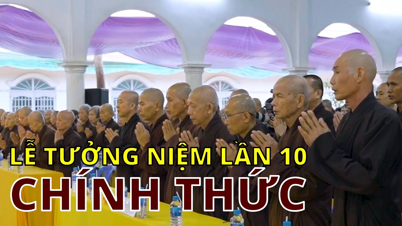 Lễ tưởng niệm lần 10 Đức Trưởng lão Thích Thông Lạc nhập diệt (2-1-2023) - LỄ CHÍNH THỨC