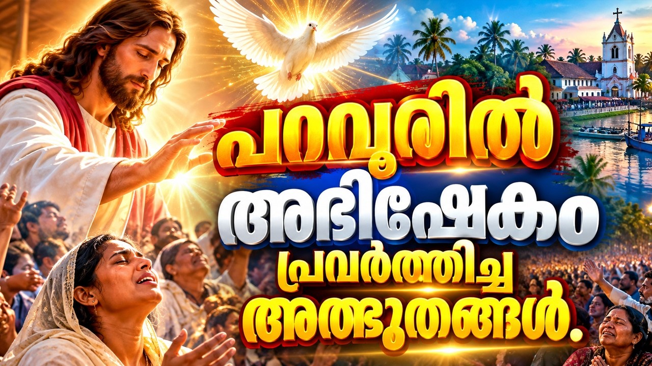 പറവൂരിൽ അഭിഷേകം പ്രവർത്തിച്ച അത്ഭുതങ്ങൾ.