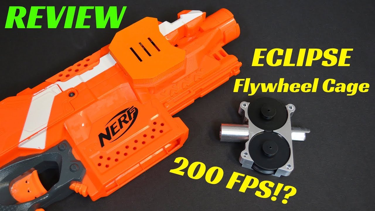 [Review] OFP ECLIPSE Cage 200 FPS Nerf Flywheel System (with Installation Tips and Chronograph Test)