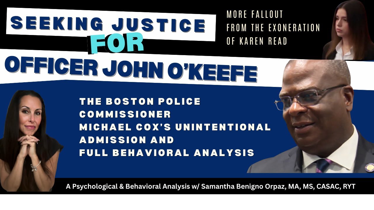 How Police Commissioner Michael Cox Inadvertantly Admits His Role In The Karen Read Case
