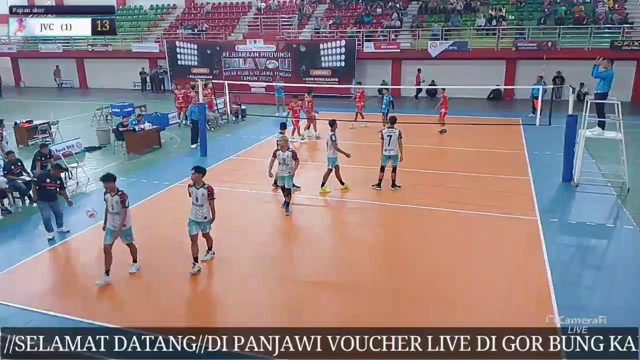 🔴 LIVE GROBOGAN JVC VS BANJARNEGARA BARUNA DI KEJURPROV U 19 DI GOR BUNG KARNO PWD
