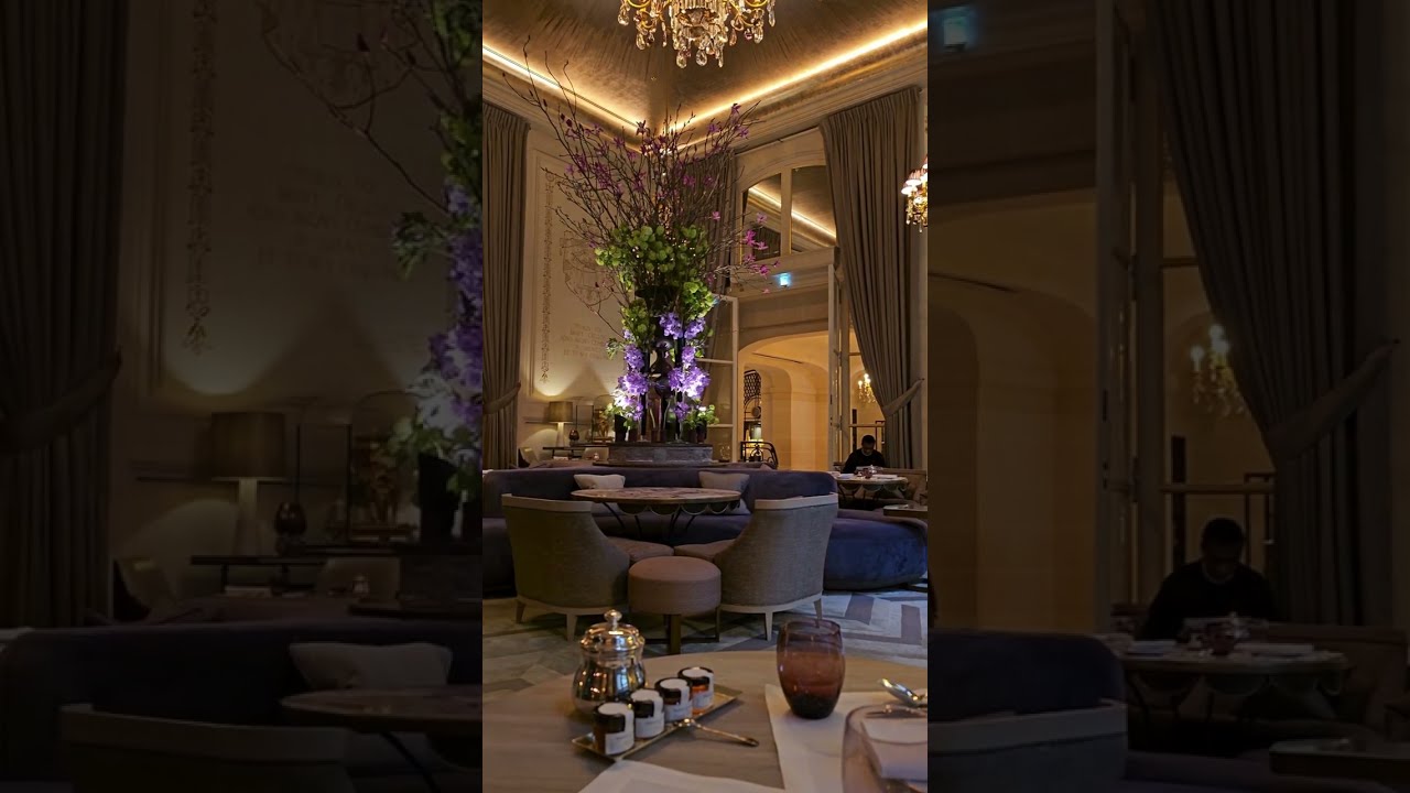 Gouter des Lords - Tea Time - Jardin D'Hiver - Le Crillon - Janvier 2024