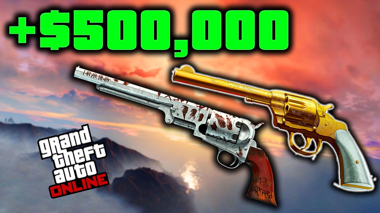 How To Unlock The Secret Golden Revolver & Navy Revolver + $500,000 - GTA ONLINE Treasure Hunt