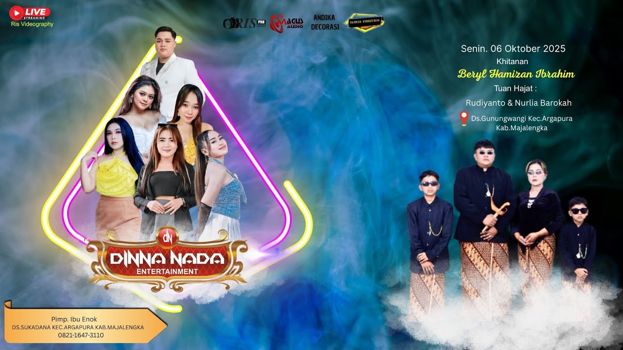 🔴LIVE STREAMING DINNA NADA SENIN.06.10.2025 Syukuran Khitanan BERYL HAMIZAN IBRAHIM  - RIS PRO