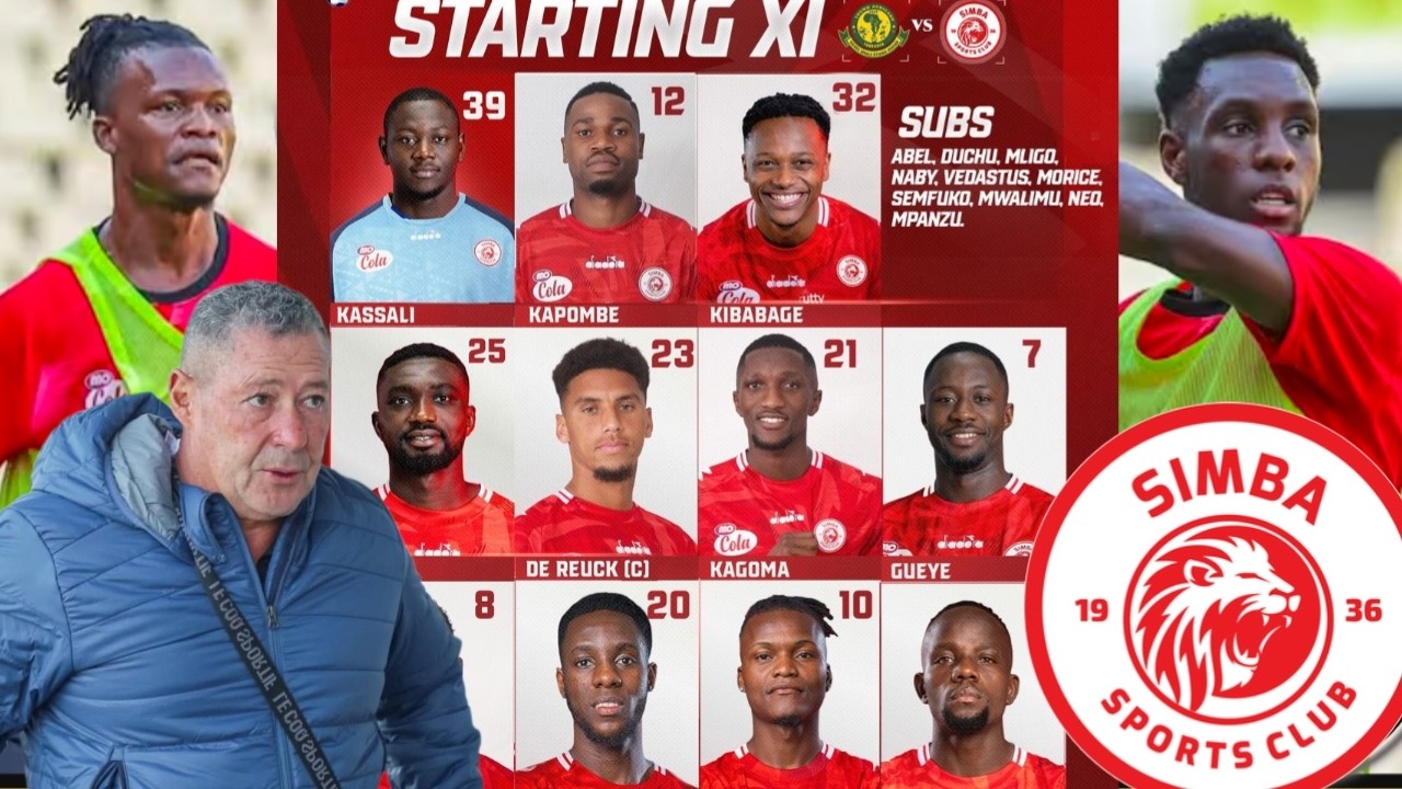 Kocha Wa SIMBA SC Stave Barker Atangaza Kikosi Chake Cha Kwanza Hii Leo Dhidi Ya Singida black stars
