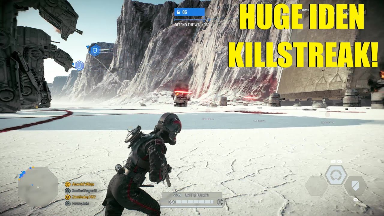 HUGE Iden killstreak in 2025! She's back with a vengeance! - Star Wars Battlefront 2