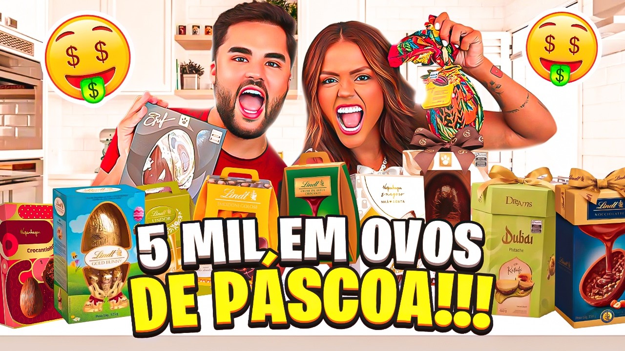 ABRIMOS R$5.000 EM OVOS DE PÁSCOA 2026???