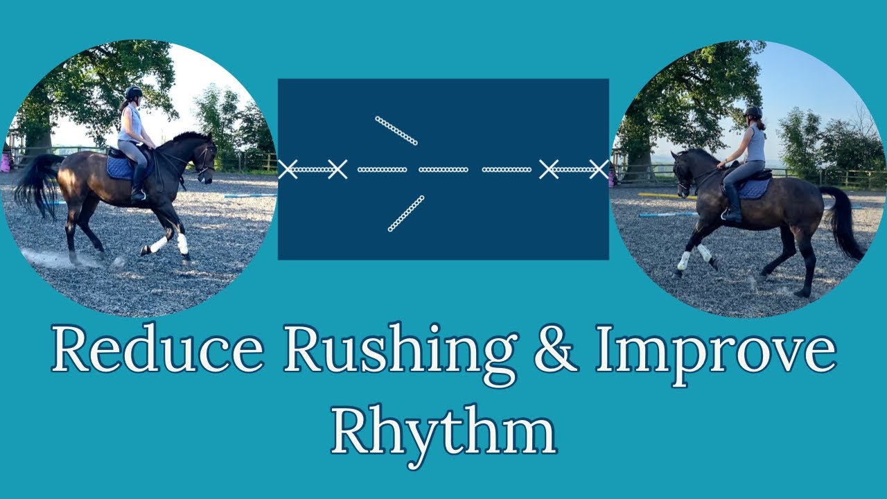 EXERCISE TO HELP STOP MY HORSE RUSHING WHEN JUMPING & IMPROVE THE RHYTHM