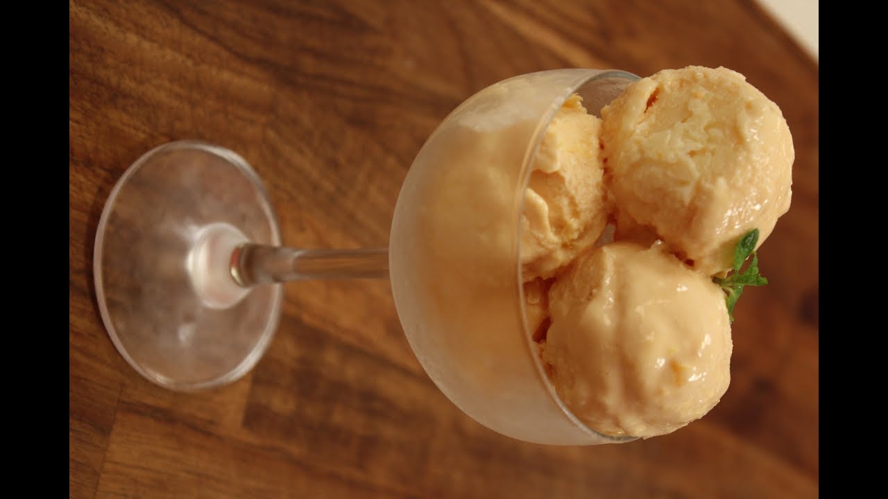 Carrot and Orange Ice Cream | Sanjeev Kapoor khazana