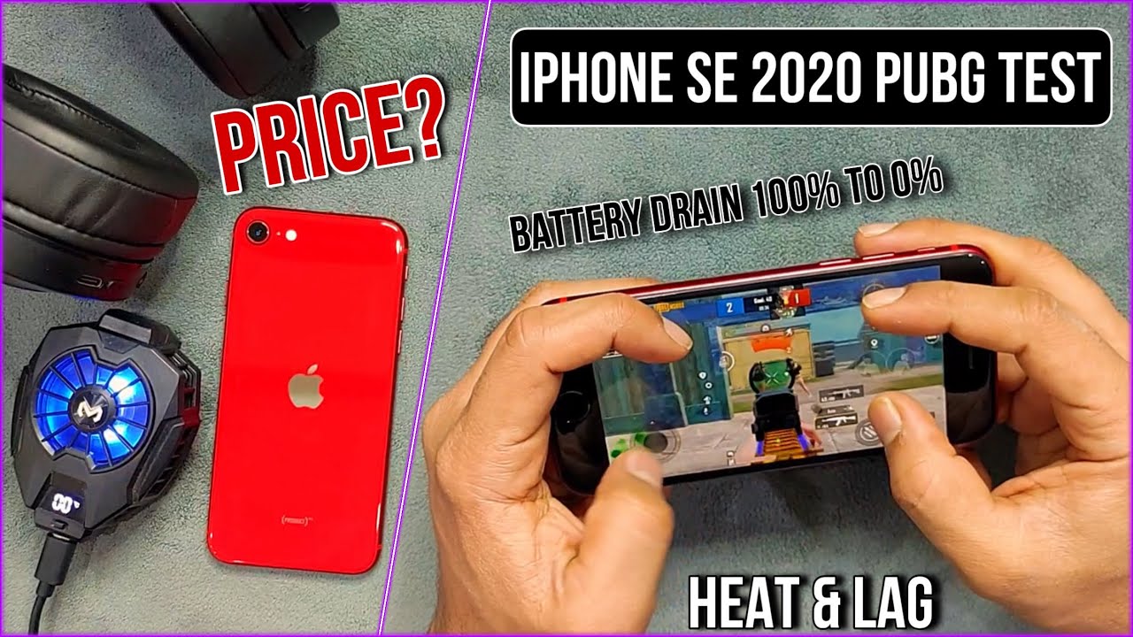 iPhone SE 2020 PUBG BATTERY DRAIN Test | Price | Graphics | Heat & Lag | Electro Sam