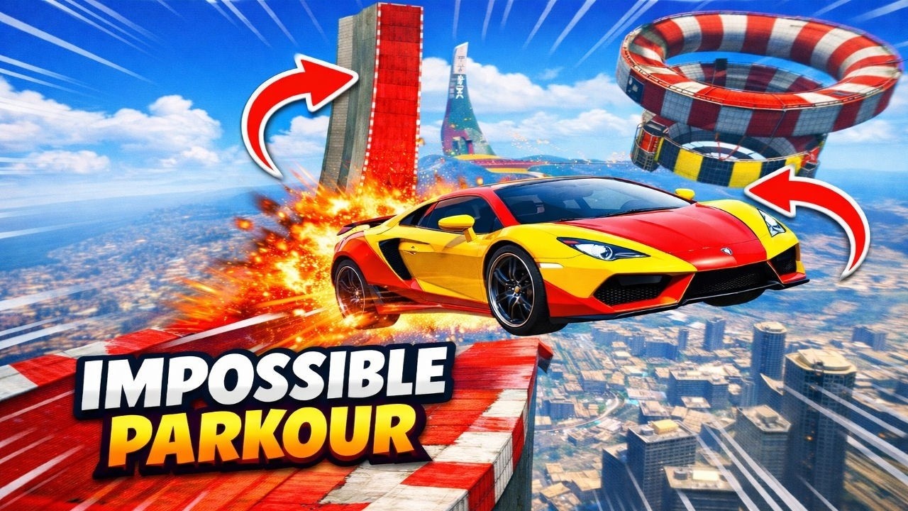 🔴 GTA 5 Parkour Race LIVE | Only 1% Players Can Finish This