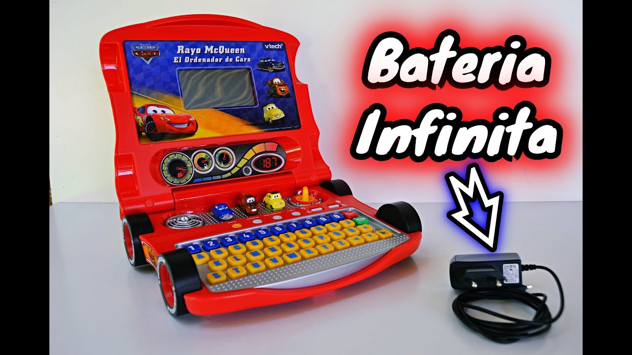 Colocar un cargador de 📱movil a un ordenador de juguete (rayo mcqueen),jugando con juguetes