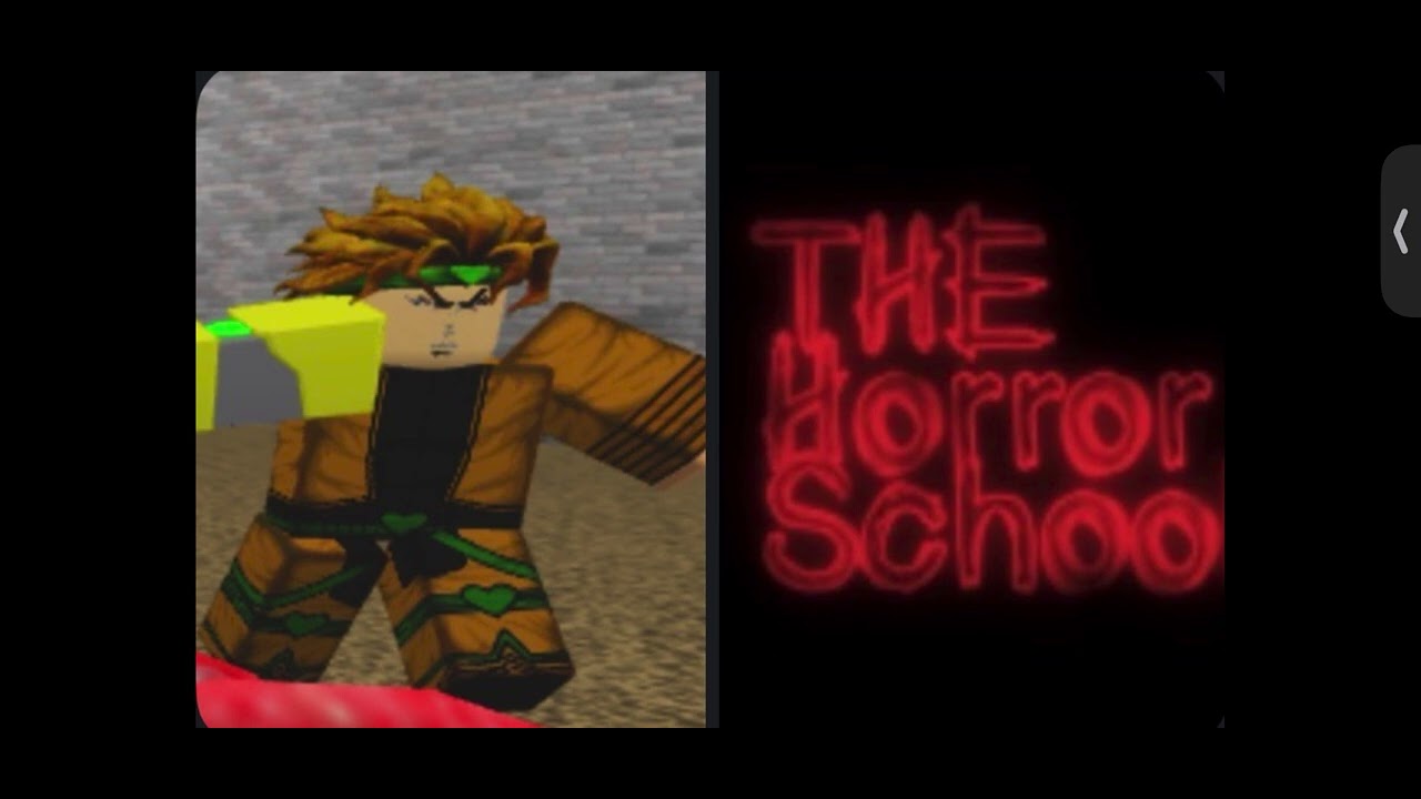 The Horror School Roblox | Dio Brando Theme 