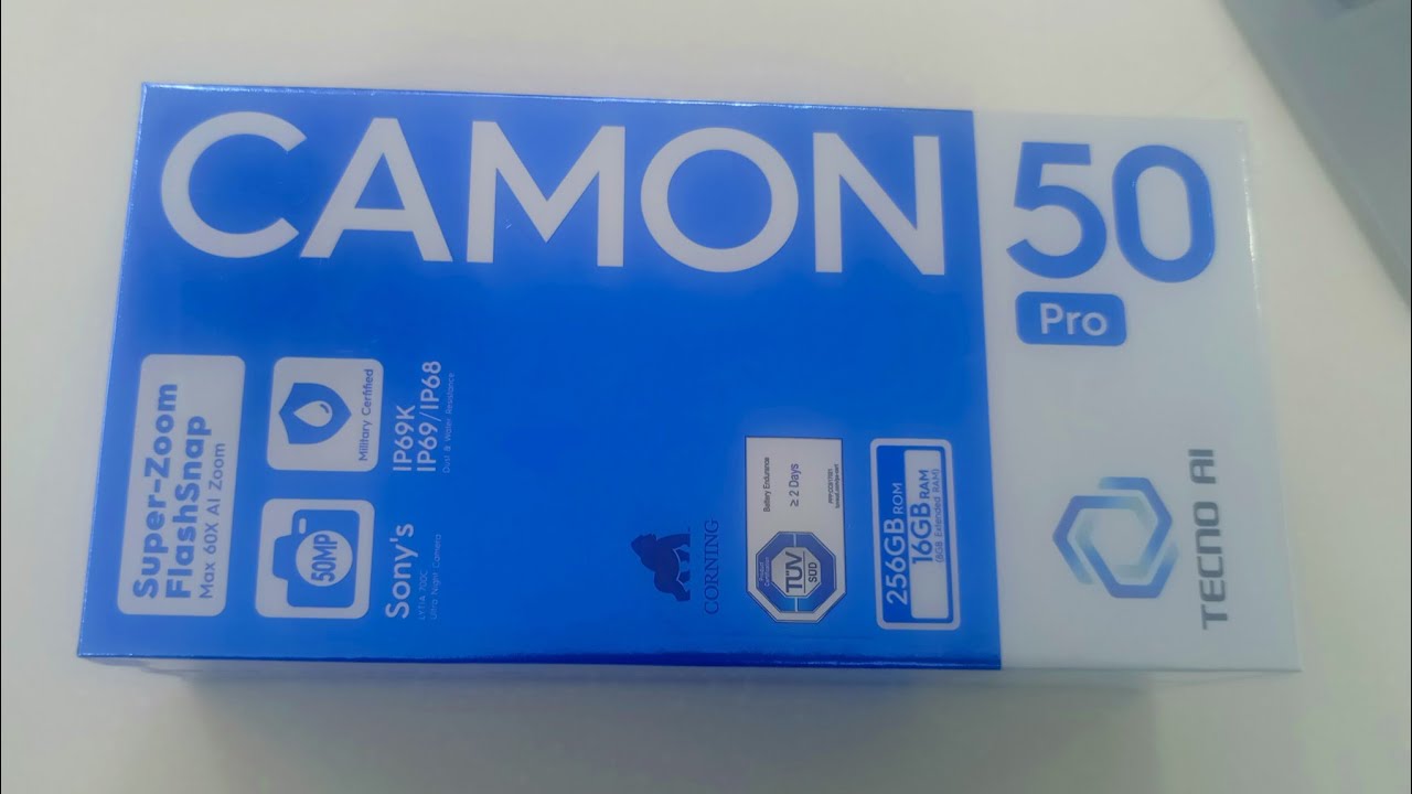 Camon 50 pro first look: unboxing , features and first impression