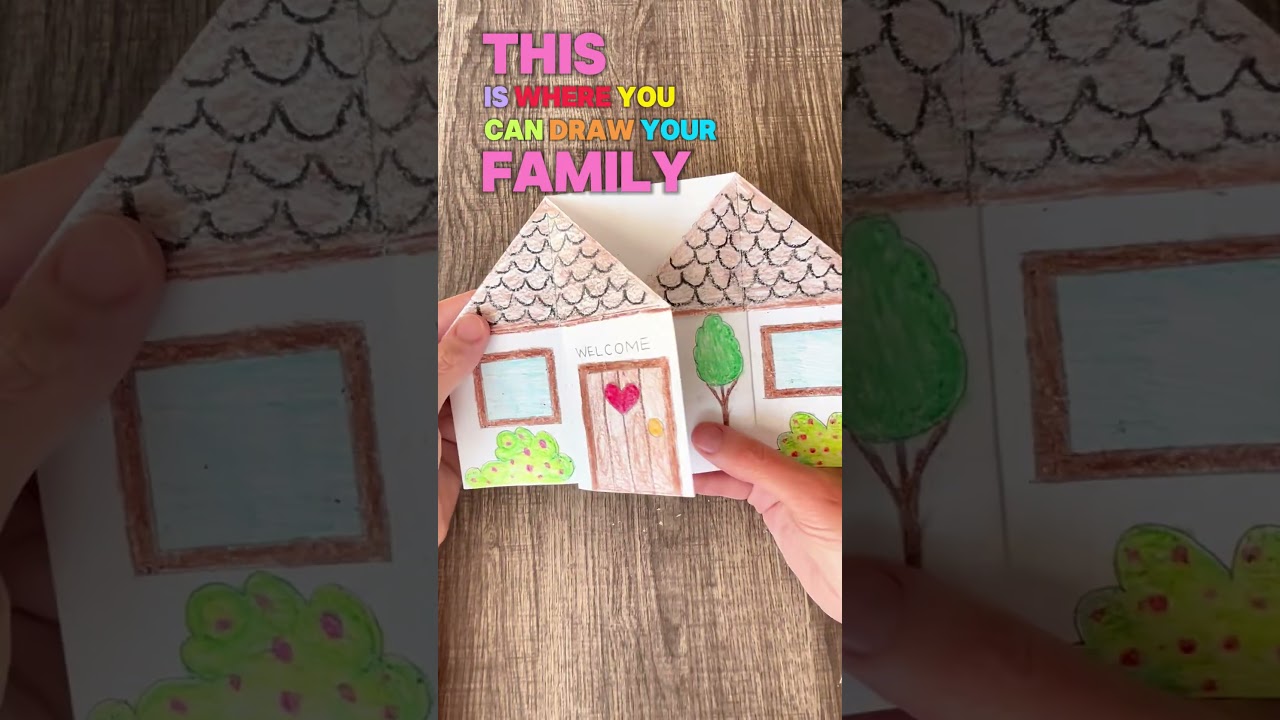 Make This Magical Family Day Origami Paper House in Just 3 EASY Steps!