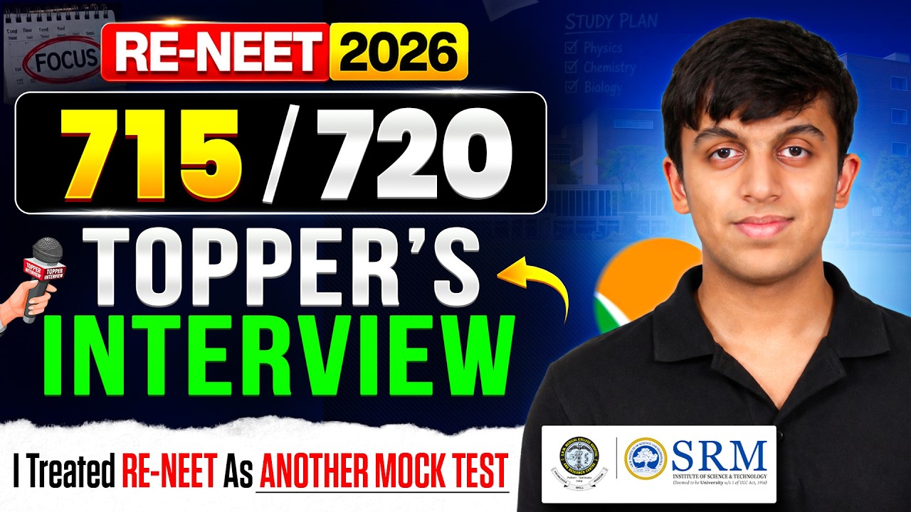 Aryan Gupta's 715/720 RE-NEET Strategy | Daily Routine, Books & Revision Plan