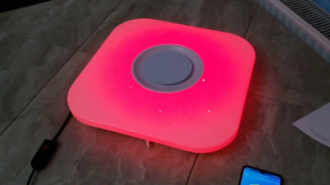 Lampa plafon RGB 36W sterowanie aplikacją pilotem i przełącznikiem naściennym.